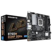 GIGABYTE Micro-ATX 2133/2400/2666/2933/3000/3200/3300/3333/3400/3466/3666/3733/3800/3866/4000/4133/4266/4300/4400/4500/4600/4700/4800/4933/5000/5133/5333 DDR4 "Intel B760 Express B760M D3HP DDR4 LGA1700
