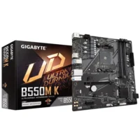 GIGABYTE Micro-ATX 2133/2400/2666/2933/3200/3400/3466/3600/3733/3866/4000/4133/4266/4400/4600/4733 DDR4 AMD B550 B550MK1.1 SAM4