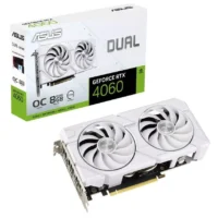 ASUS NVIDIA GeForce RTX 4060 DUAL-RTX4060-O8G-EVO-WHITE