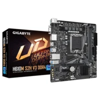 GIGABYTE Micro-ATX 2133/2400/2666/2933/3000/3200 DDR4 "Intel H610 H610MS2HV3DDR4 LGA1700