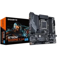 GIGABYTE Micro-ATX 4000/4800/5200/5400/5600/5800/6000/6200/6400/6600/6800/7000/7200/7400/7600 DDR5 "Intel B760 Express B760MGAMINGXAX1.1 LGA1700