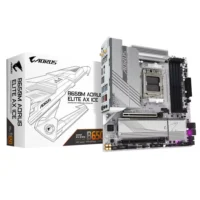 GIGABYTE Micro-ATX 4400/4800/5200/5600/6000/6200/6400/6600/6666/6800/7000/7200/7600/7800/8000 DDR5 AMD B650 B650M A ELITE AX ICE 1.1 SAM5
