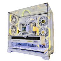 Galingas Lian Li Kompiuteris su RTX 5090 ir Ryzen 7 9800x3D