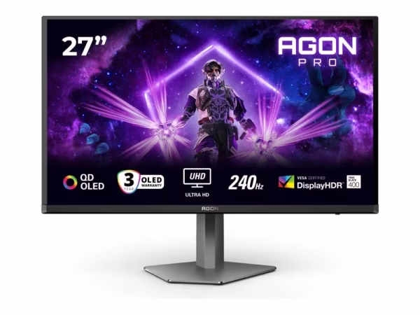 AOC AG276UZD monitorius, 26.5″, 4K, OLED, 240Hz