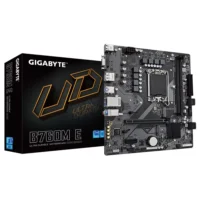 GIGABYTE Micro-ATX 4400/4800/5200/5400/5600/5800/6000/6200/6400/6600/6800/7000/7200 DDR5 "Intel B760 Express B760M E 1.0 LGA1700