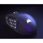 Corsair Scimitar Elite Wireless SE belaidė žaidimų pelė, 33000 DPI, Bluetooth, tamsiai pilka