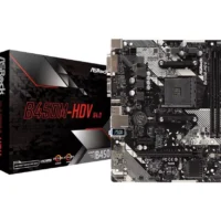 ASROCK Micro-ATX 2133/2400/2666/2933/3200 DDR4 AMD B450 B450M-HDVR4.0 SAM4