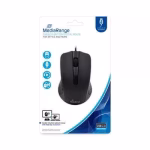 Optinė USB pelė MediaRange MROS210, juoda, 3 mygtukai