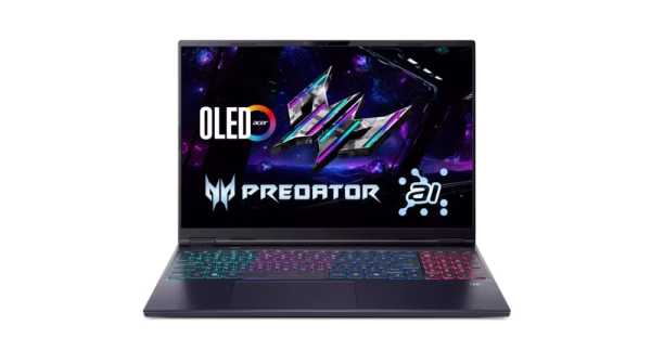 Acer nešiojamas kompiuteris, 16″, 16GB RAM, 1000GB SSD, GeForce RTX 5060, Windows 11 Home