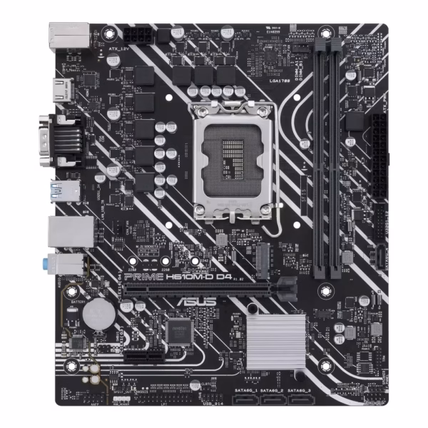 ASUS Prime H610M-D D4 pagrindinė plokštė, LGA1700, DDR4