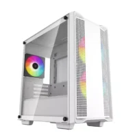 DEEPCOOL ARGB Micro-ATX CASE CC360 R-CC360-WHAPM3-G-1