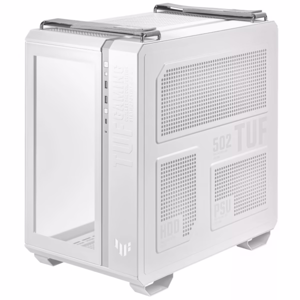 ASUS TUF Gaming GT502 kompiuterio korpusas, Midi Tower, baltas