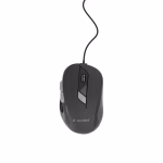 Gembird MUS-6B-01 optinė USB pelė, juoda