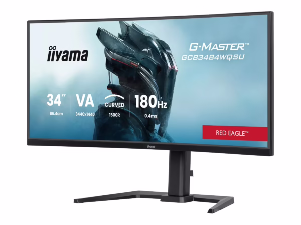 IIYAMA GCB3484WQSU-B1 34inch VA 3440×1440 500cd/m2 0.4ms 2xHDMI 2xDP USB