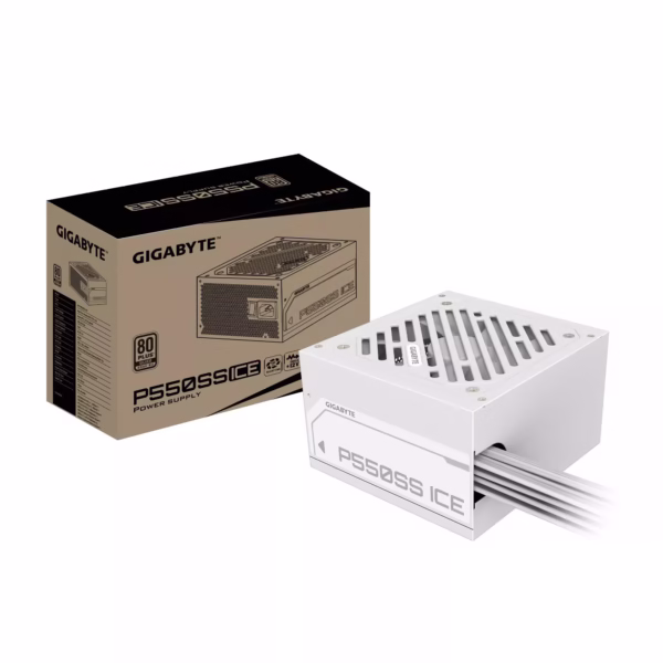 Gigabyte 550W GP-P550SS ICE maitinimo blokas, Silver