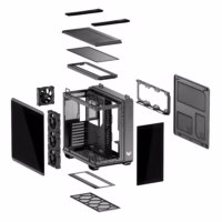 ASUS TUF Gaming GT502 Horizon TG ARGB kompiuterio korpusas, Midi Tower, juodas thumbnail 20