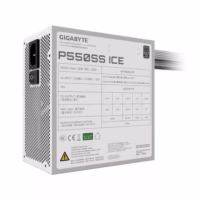 Gigabyte 550W GP-P550SS ICE maitinimo blokas, Silver thumbnail 7