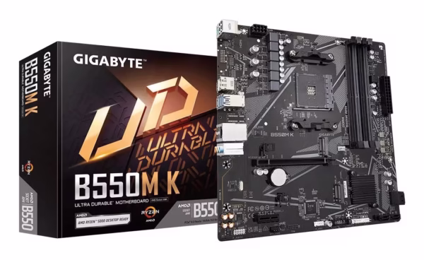 Gigabyte B550M K 1.0 M/B pagrindinė plokštė, AM4, DDR4