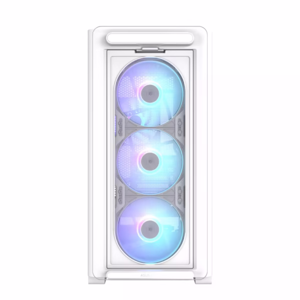 Case|ASUS|A23 PLUS|MidiTower|Case product features Transparent panel|MicroATX|MiniITX|Colour White|A23PLUSTG/ARGBWHITE