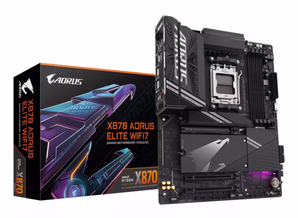 Gigabyte X870 Aorus Elite WIFI7 pagrindinė plokštė, AM5, DDR5