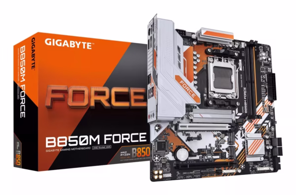 Gigabyte B850M FORCE (rev. 1.0) pagrindinė plokštė, AM5, DDR5