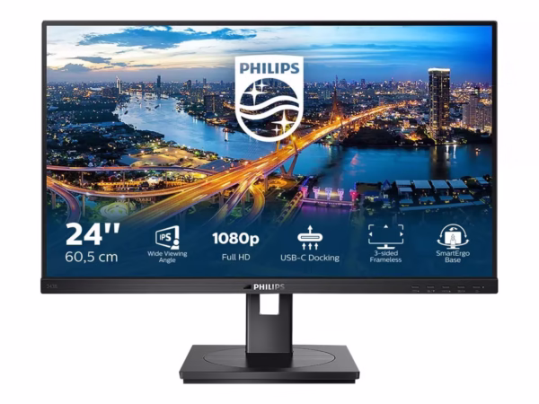 Philips 243B1/00 monitorius, 23.8″, FHD, IPS, 75Hz