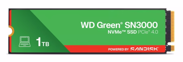 SanDisk 1TB Green kaupiklis NVMe SSD diskas, M.2
