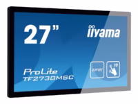 IIYAMA TF2738MSC-B2 A 27inch Touchpanel 1080p IPS 500cd 10touch points CA VGA HDMIx1 DPx1 speakers 2x1W open frame black