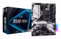 ASRock B550 PRO4 pagrindinė plokštė, AM4, DDR4