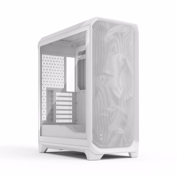 Fractal Design TG Clear Tint kompiuterio korpusas, Midi Tower, baltas