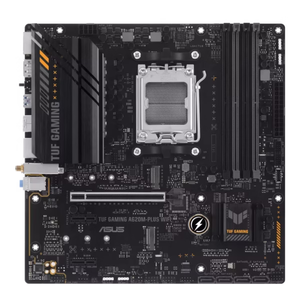 ASUS TUF Gaming A620M-Plus WIFI (M0EAY0) pagrindinė plokštė, AM5, DDR5