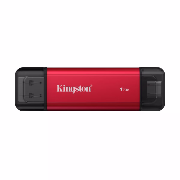 KINGSTON Dual Portable Solid-State Drive, USB Type-A and Type-C SPSD/1TB