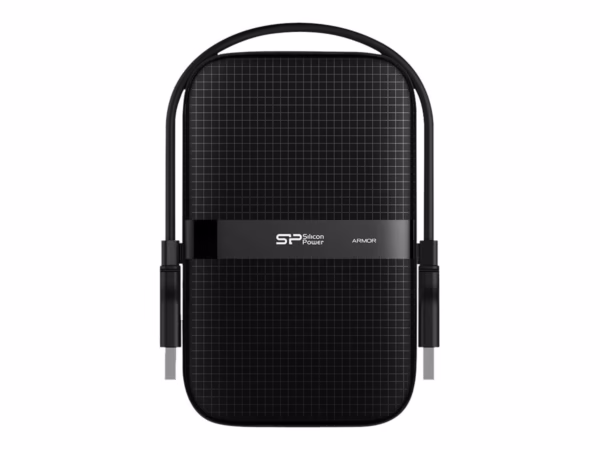 Portable Hard Drive, Armor A60, 1000 GB, USB 3.2, Black