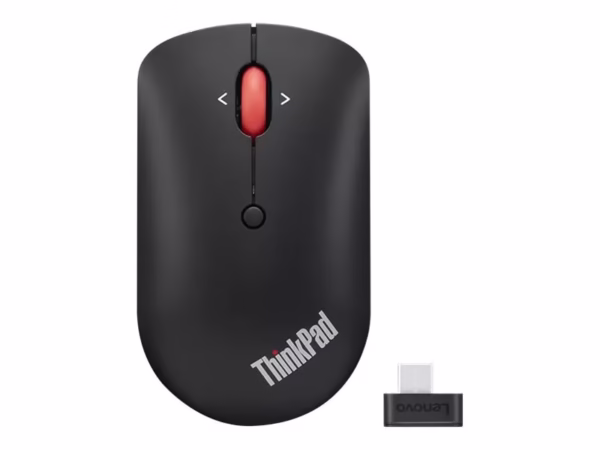 Lenovo, ThinkPad USB-C Wireless Compact Mouse, Black