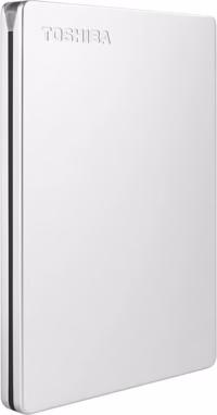 Toshiba Canvio Slim išorinis kietasis diskas, 1TB, 2.5″, USB 3.2 Gen1, sidabrinis, HDTD310ES3DA