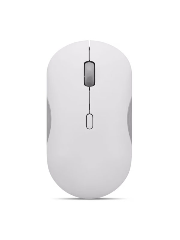 Lenovo 350 Silent belaidė pelė, Bluetooth, 2400 DPI, pilka „Cloud Grey”
