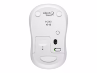 LOGITECH M240 Silent Mouse right and left-handed optical 3 buttons wireless Bluetooth off-white thumbnail 2