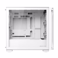 Case|ASUS|A23 PLUS|MidiTower|Case product features Transparent panel|MicroATX|MiniITX|Colour White|A23PLUSTG/ARGBWHITE thumbnail 2
