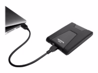 HD650 | 1000 GB | 2.5 ” | USB 3.1 (backward compatible with USB 2.0) | Black | 1.Compatibility with specific host devices may vary and could be affected by system environment. 2.Connecting via USB 2.0 requires plugging in to two USB ports for sufficient power delivery. A USB Y-cable will be needed. thumbnail 5