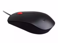 Lenovo Essential USB Wired Mouse, 1600 DPI, 1.8 m, 3 Buttons, Black, Lenovo, Essential USB Mouse, Optical sensor, wired, Black thumbnail 5