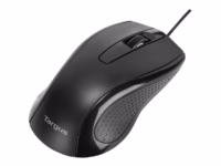 Targus Full-Size Optical Antimicrobial Wired Mouse, Targus Mouse, Full-Size Optical Antimicrobial, Wired, Black thumbnail 5