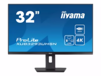IIYAMA XUB3293UHSN-B5 32inch ETE IPS 3840×2160 UHD 1000:1 350cd/m2 4ms HDMI DP USB-C Dock LAN 65W PD Speakers 15cm Height Adj. (P) thumbnail 6