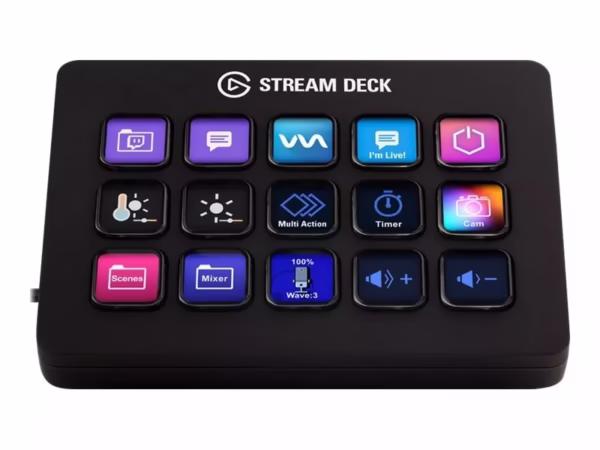 Elgato Stream Deck MK.2 valdymo pultas, 15 programuojamų klavišų, USB-C