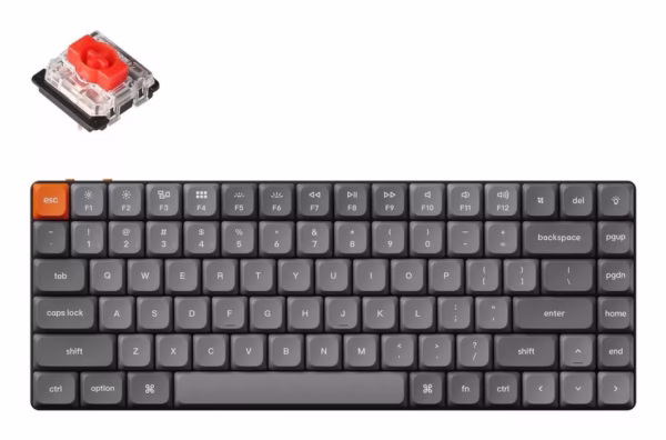 Keychron K3 Max Wireless Mechanical Keyboard – Grey (K3M-H1)