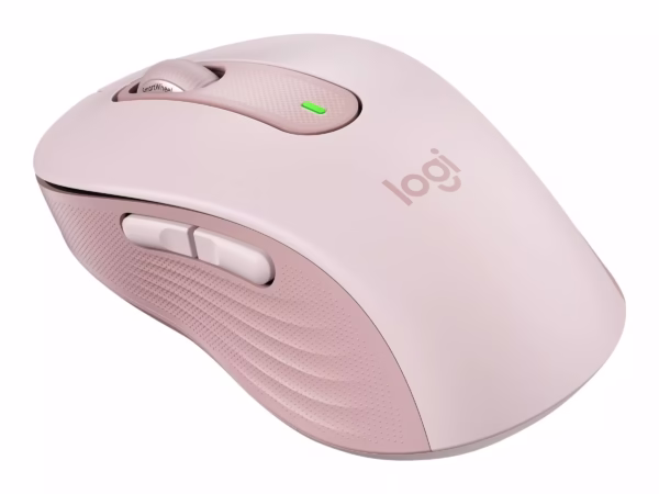 LOGITECH Signature M650 Mouse optical 5 buttons wireless Bluetooth 2.4 GHz Bolt USB receiver rose