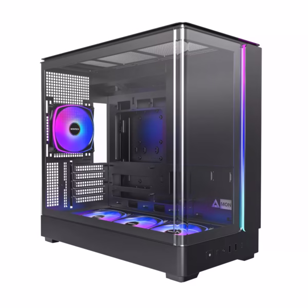 Montech King 15 PRO (Black) kompiuterio korpusas, Midi Tower, juodas