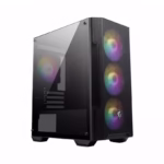 MSI MAG FORGE M100A Black Micro ATX Tower included No ATX kompiuterio korpusas, Mini Tower, juodas