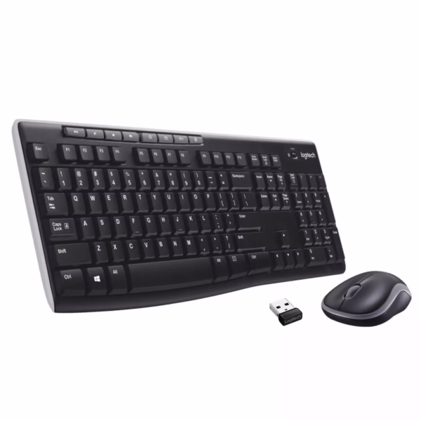 Logitech MK270 klaviatūros ir pelės rinkinys, belaidis, ENG, 920-004508