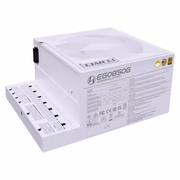 Lian Li 850W Edge G9P.EG0850G.W000.EU maitinimo blokas, Gold
