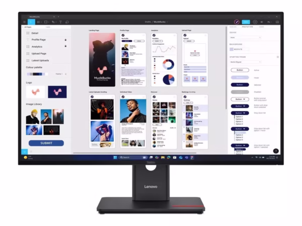 Lenovo ThinkVision T32UD-40 monitorius, 31.5″, 3840 x 2160, 60Hz